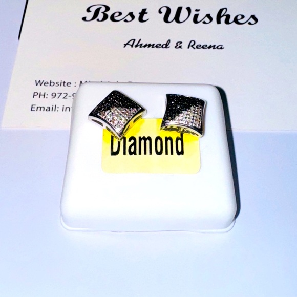 Natural Diamond Screw back Earrings SI Certified Diamond Studs Unisex Gift WOW